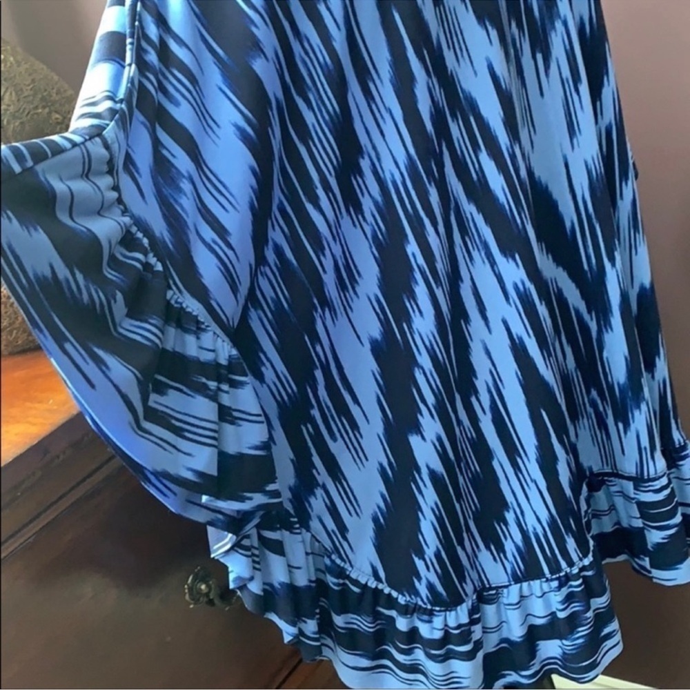 Michael Kors Blue and Black Tunic Top final markdown - Picture 2 of 5